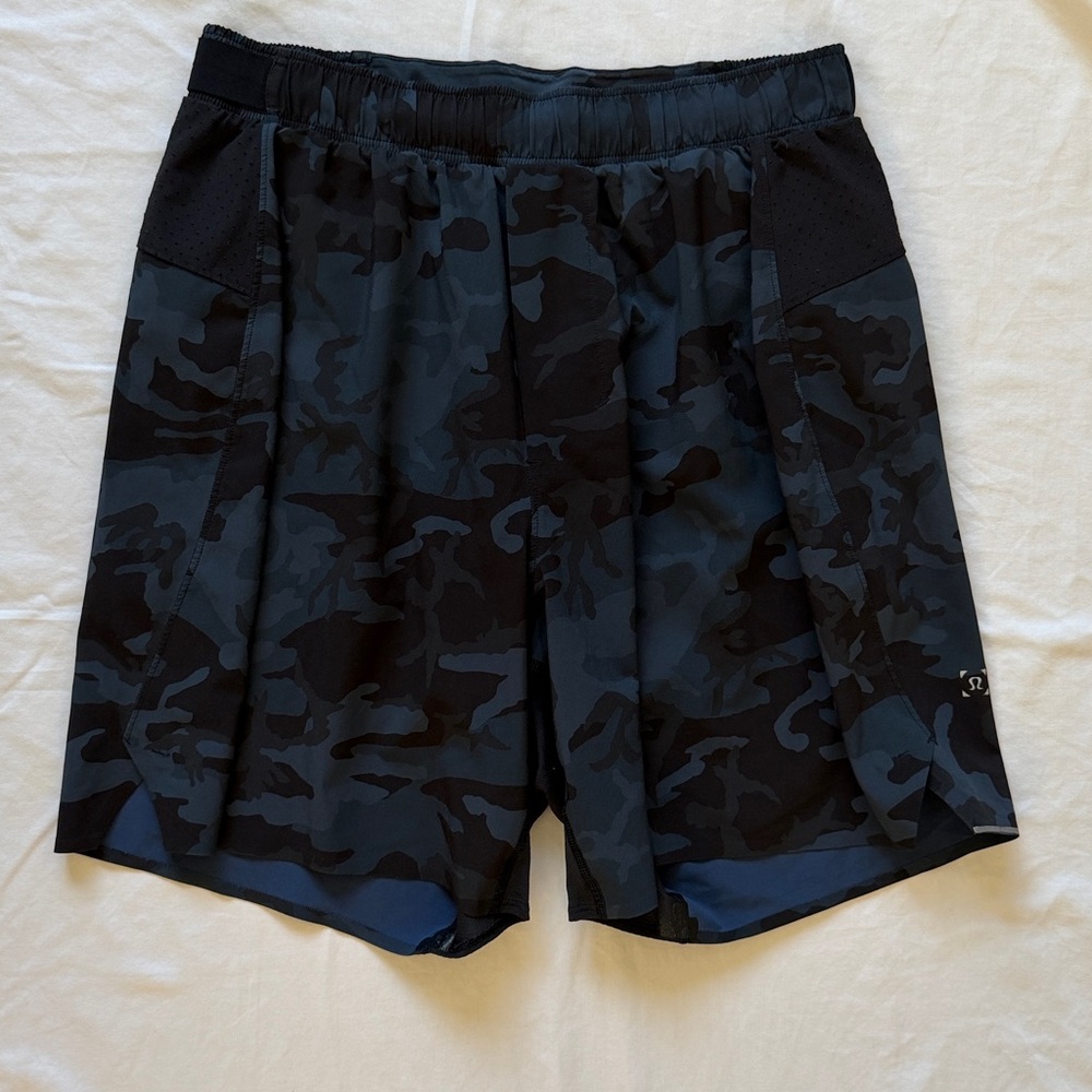 Lululemon Black Camo Shorts